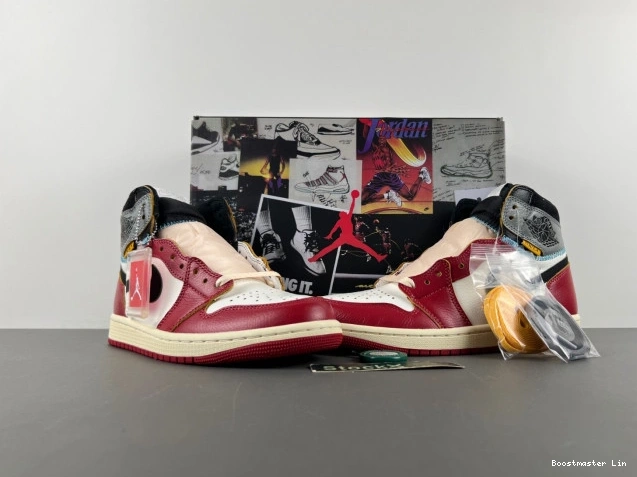 Bmlin shoes OG LA Jordan Air 1 Union x High HV8563-600 0705